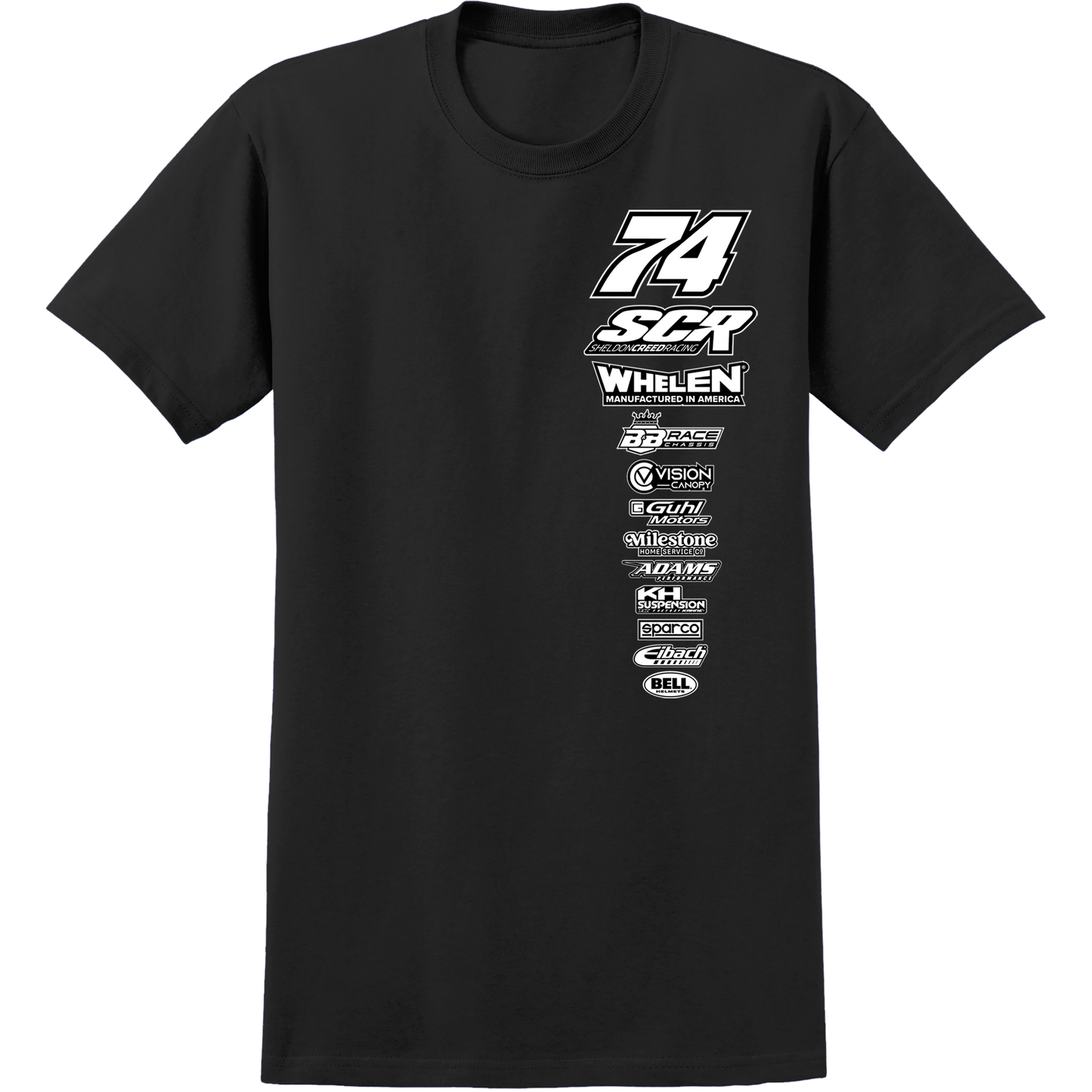 SCR Black Micro T-Shirt